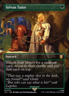 Sylvan Tutor The Lord of the Rings- Tales of Middle-earth Commander decks Topper